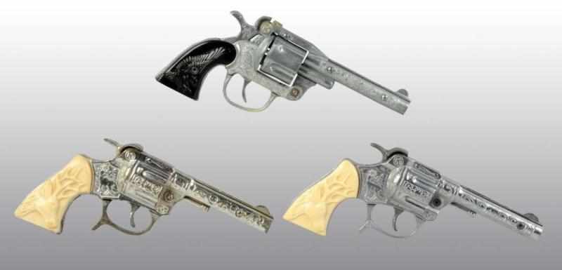 Appraisal: Lot of Die-Cast Kilgore Cap Pistol Toys Description Includes one