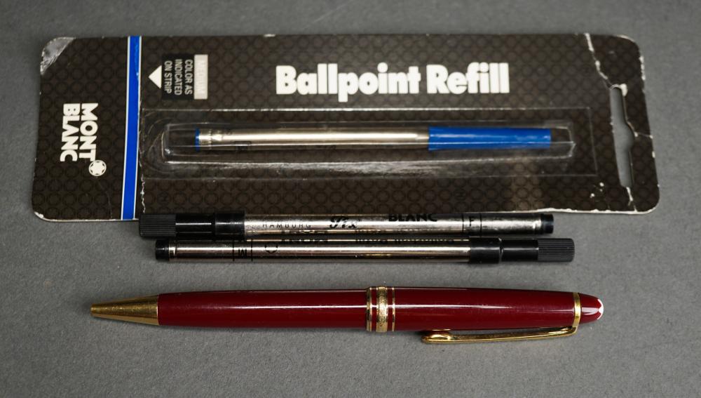 Appraisal: MONTBLANC MEISTERSTUCK PEN WITH FOUR REFILLSMontblanc Meisterstuck Pen with Four