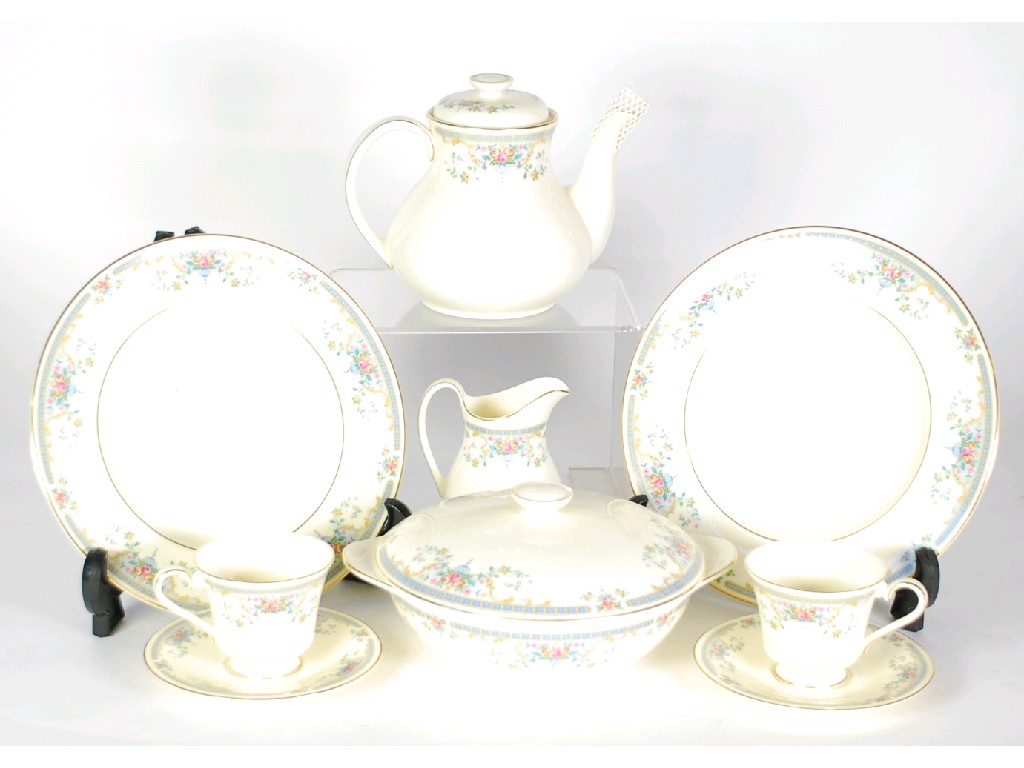 Appraisal: FORTY FOUR PIECE ROYAL DOULTON 'JULIET' PATTERN CHINA TEA AND