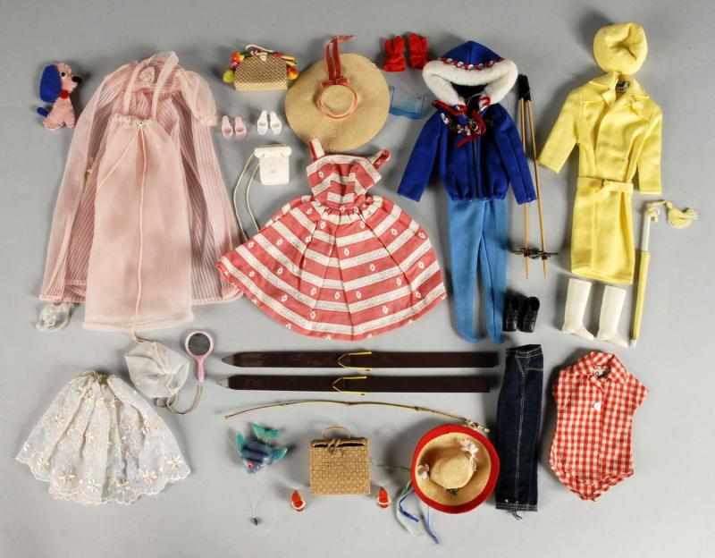 Appraisal: Lot of Complete Barbie Classic Fashions Description Complete Busy Morning