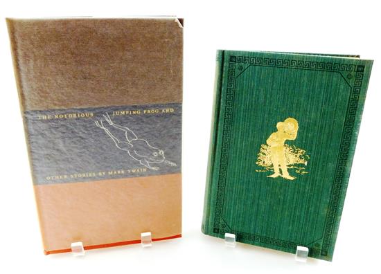 Appraisal: BOOKS Two Limited Editions Club copies of Mark Twain volumes