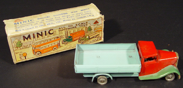 Appraisal: Boxed Triang Minic tinplate clockwork lorry cm in length