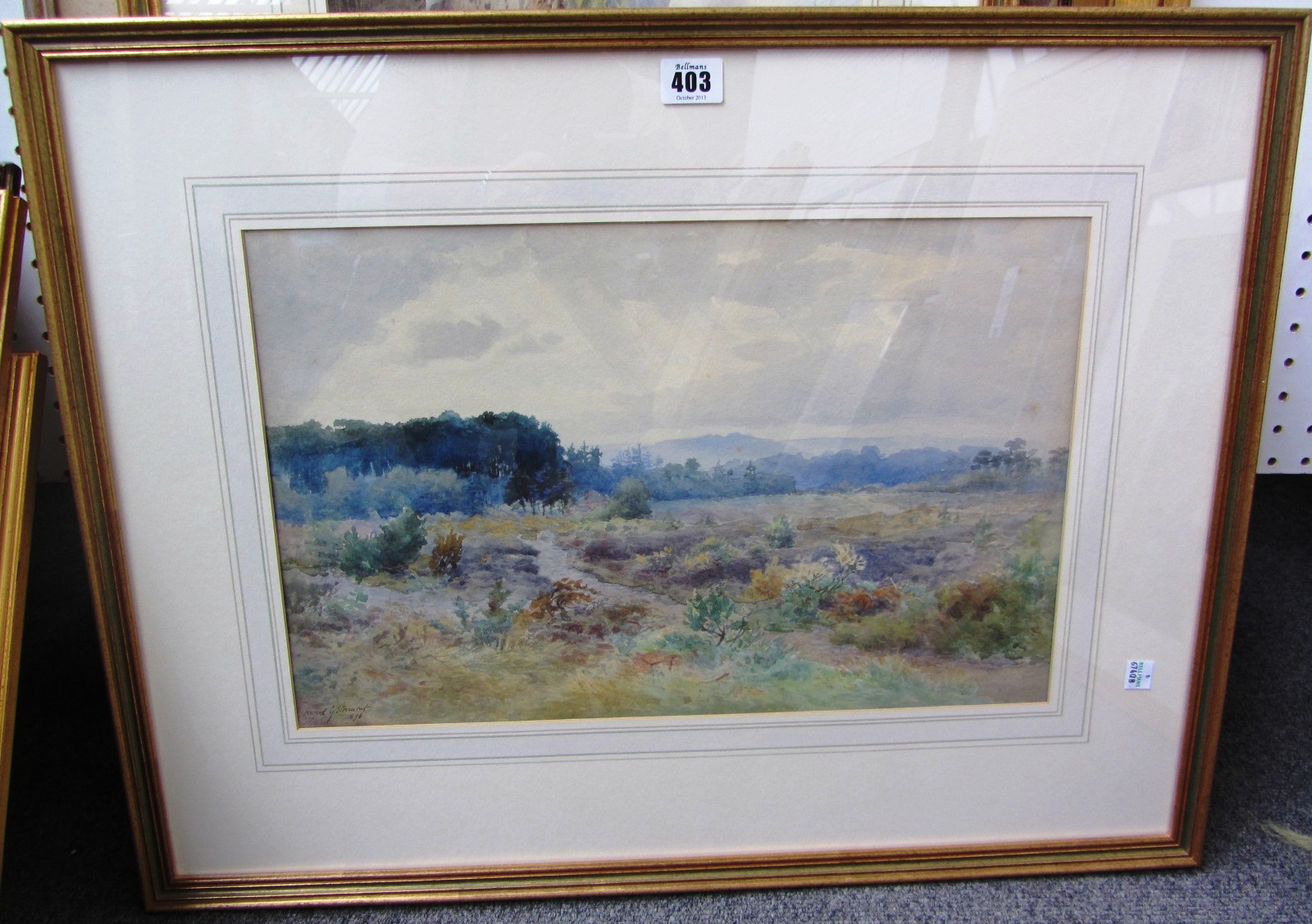 Appraisal: Howard Gull Stormont - Weybridge Common watercolour signed and dated