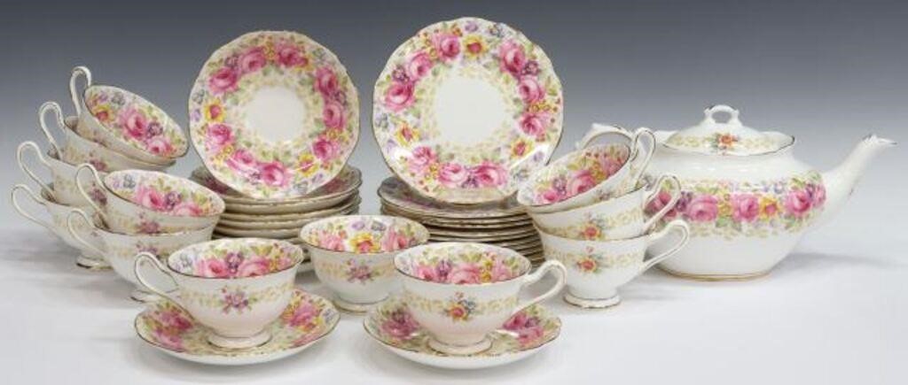 Appraisal: lot of English bone china tea service Royal Albert in