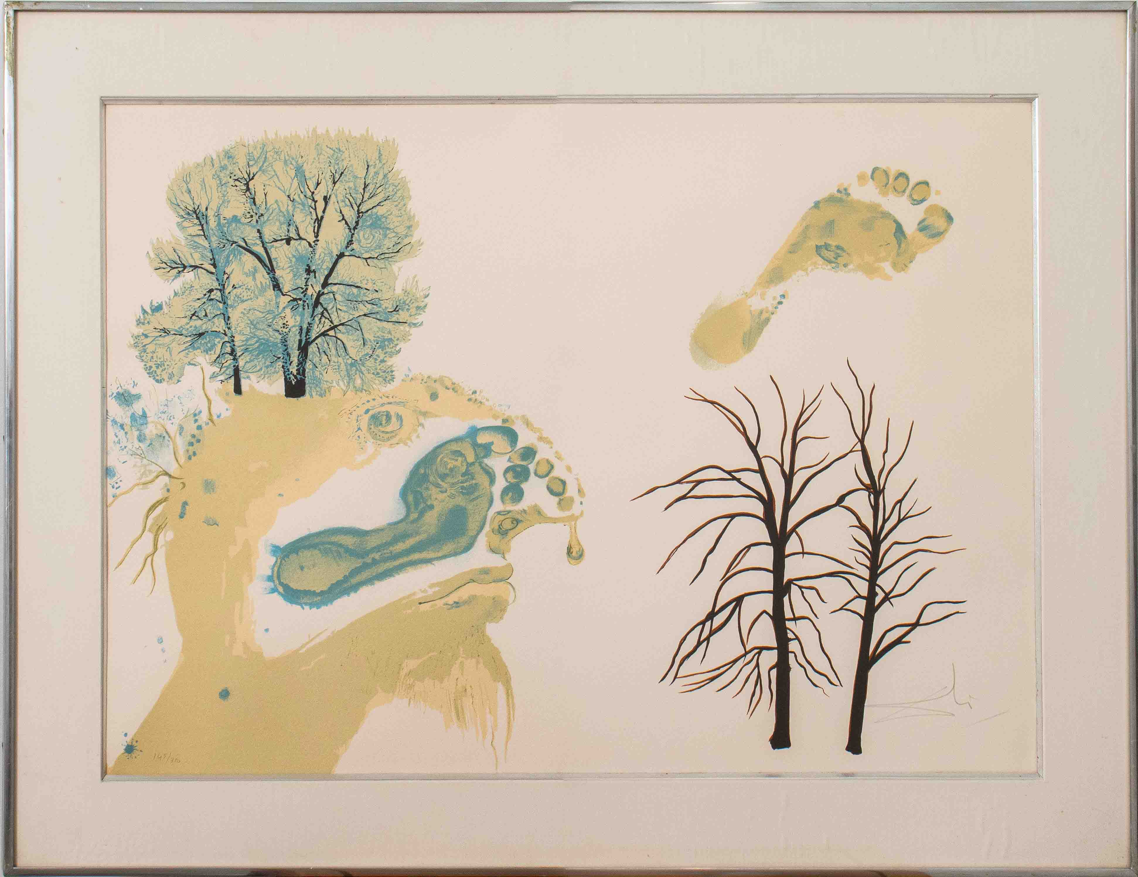 Appraisal: SALVADOR DALI LES SAISONS HIVER LITHOGRAPH Salvador Dali Spanish -