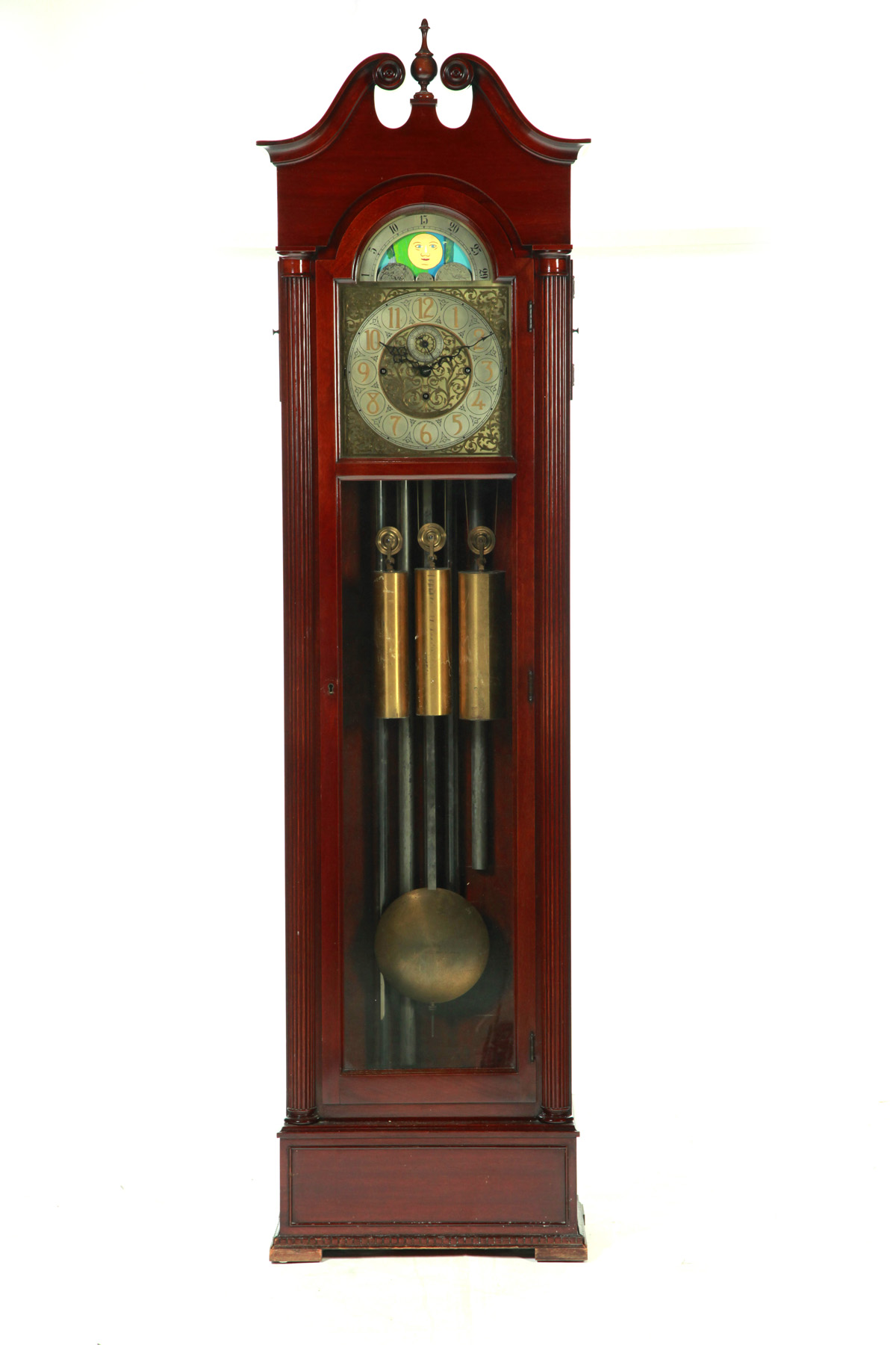 Appraisal: COLONIAL MANUFACTURING COMPANY TALL CASE CLOCK Zeeland Michigan nd half-