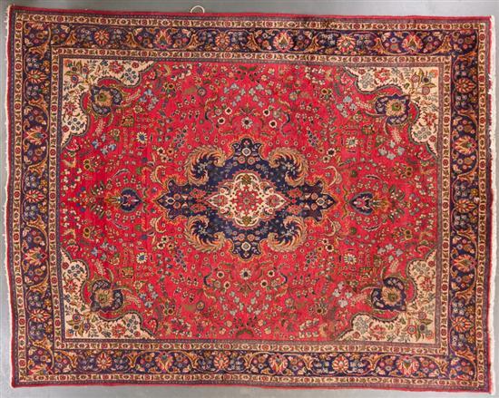 Appraisal: Tabriz carpet Iran modern x