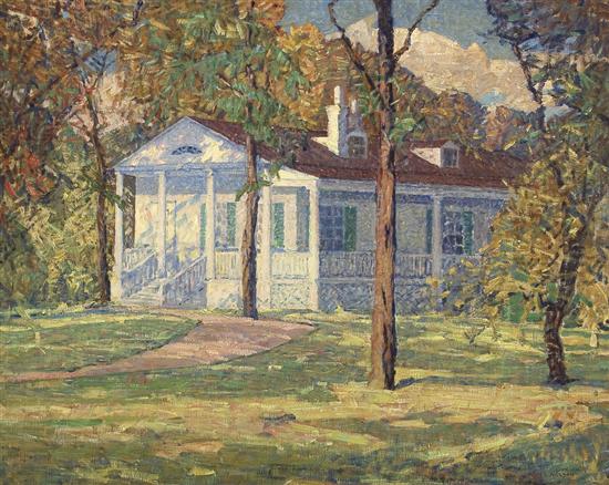 Appraisal: ERNEST BRUCE NELSON American - Afternoon Shadows oil on canvas