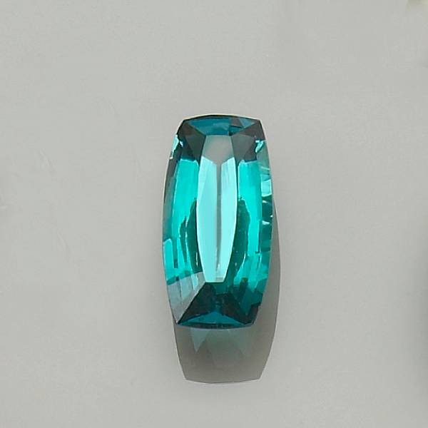 Appraisal: Blue Apatite Madagascar Beautiful elongated cushion-shaped stone suitable either to