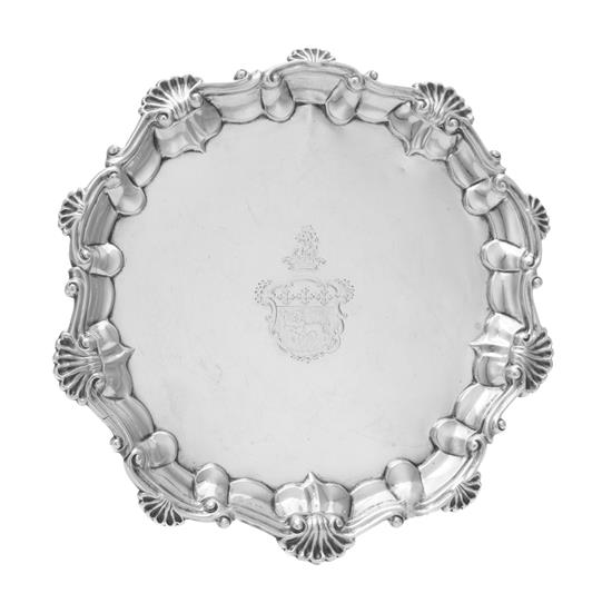 Appraisal: Sale Lot A George III Silver Salver John Crough I