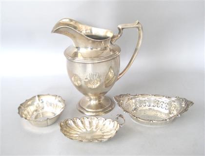 Appraisal: Three sterling silver candy dishesgorham and others st half of