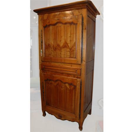 Appraisal: French Provincial Fruitwood Armoire Estimate -