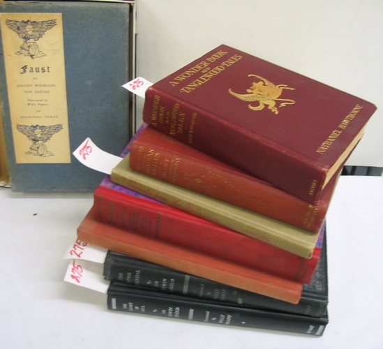 Appraisal: A GROUP OF COLLECTIBLE BOOKS illustrated by Willy Pogany Sonnets