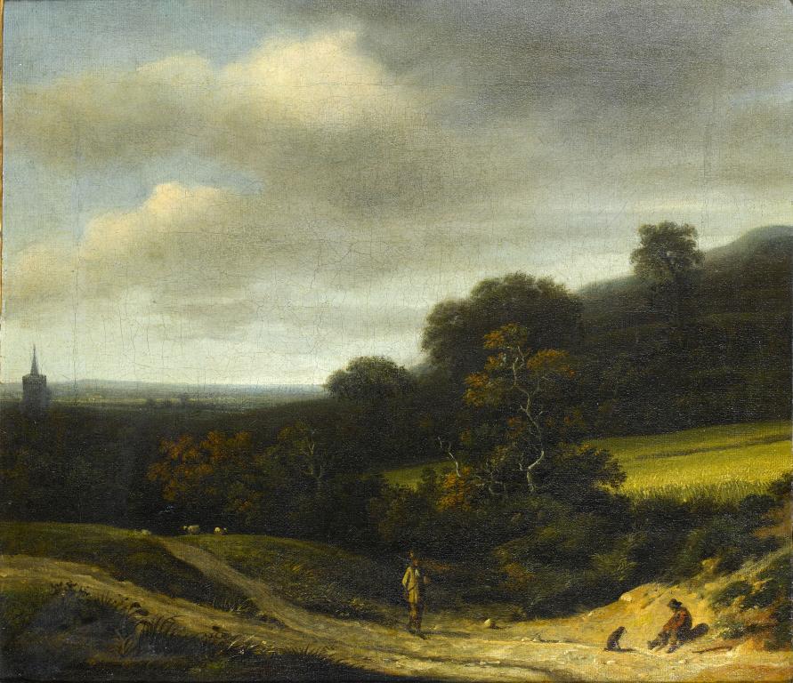 Appraisal: FOLLOWER OF JACOB ISAACKSZ VAN RUISDAEL C - WOODED LANDSCAPE