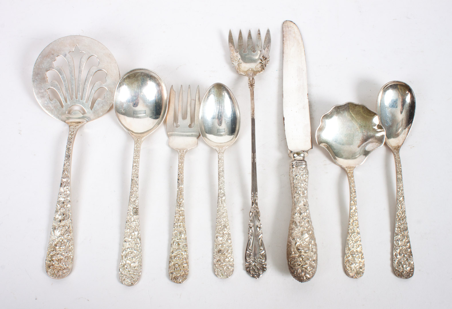 Appraisal: Set of Stieff Rose sterling silver flatware mid- th century