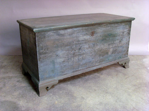 Appraisal: Pennsylvania painted dower chest th c h x l