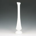 Appraisal: Fenton hobnail milk glass bud vase on stand Unmarked Mint