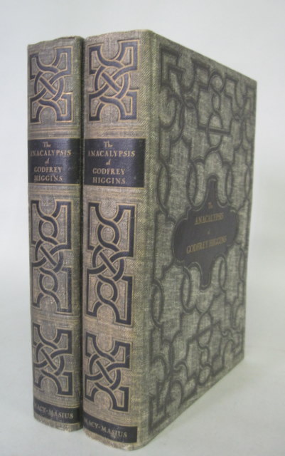 Appraisal: vols Higgins Godfrey Anacalypsis N Y Macy-Masius Sm folio patterned