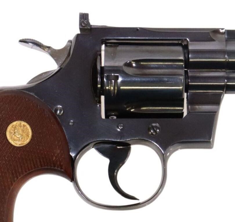 Appraisal: Early Colt Python revolver mfg double action Magnum caliber vent