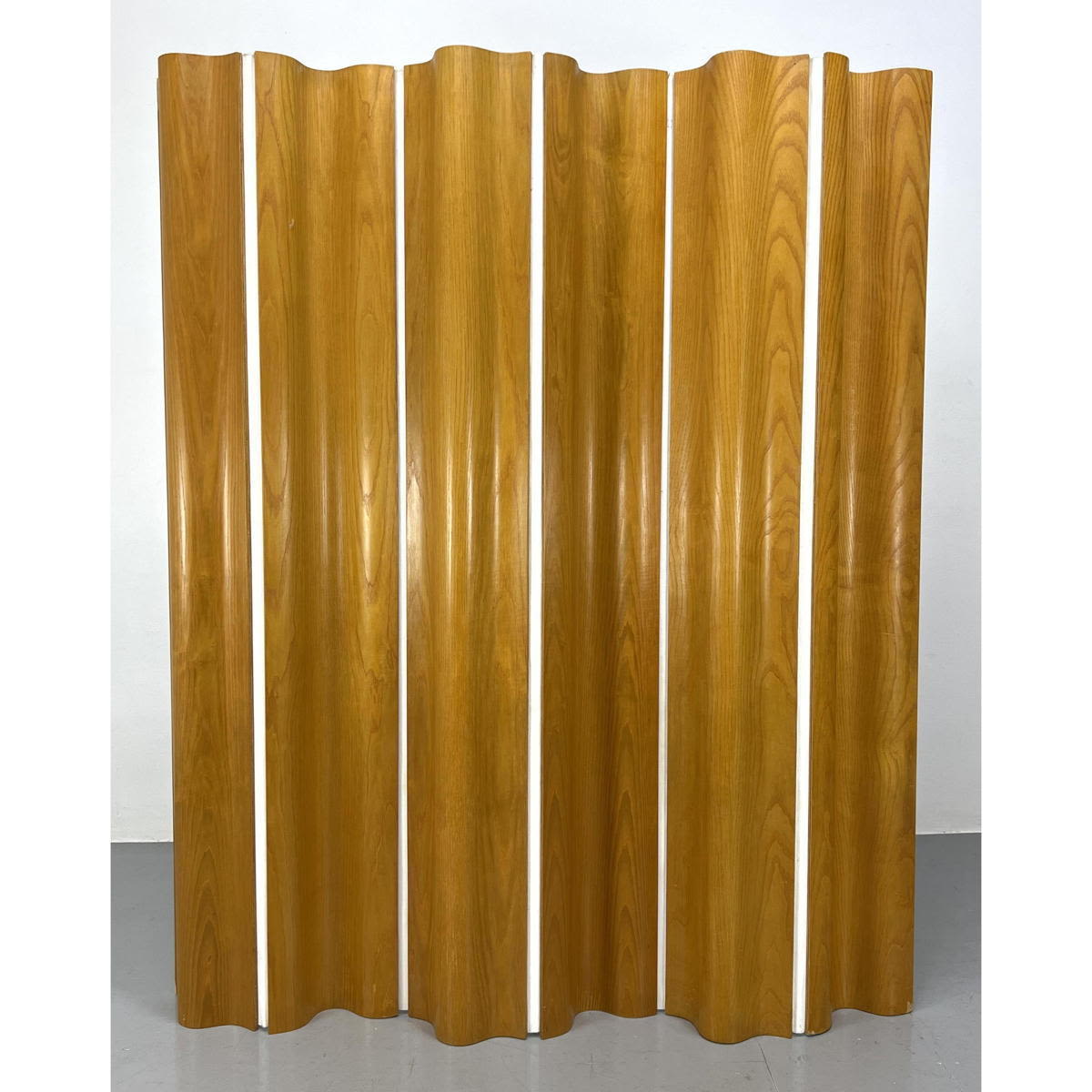 Appraisal: CHARLES and RAY EAMES Ripple Wave Folding Screen FSW Replaced