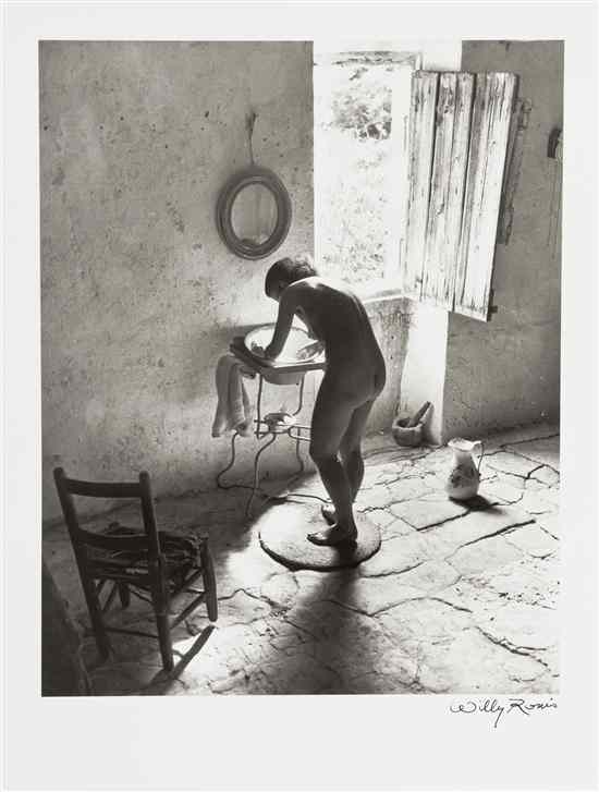 Appraisal: Willy Ronis French - Le nu Provencal Gordes gelatin silver