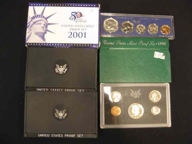 Appraisal: U S Proof Sets Coin Lot together with a special