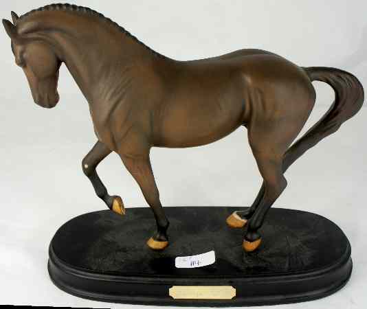 Appraisal: Beswick Dressage Stallion A Dark Brown Matt Boxed