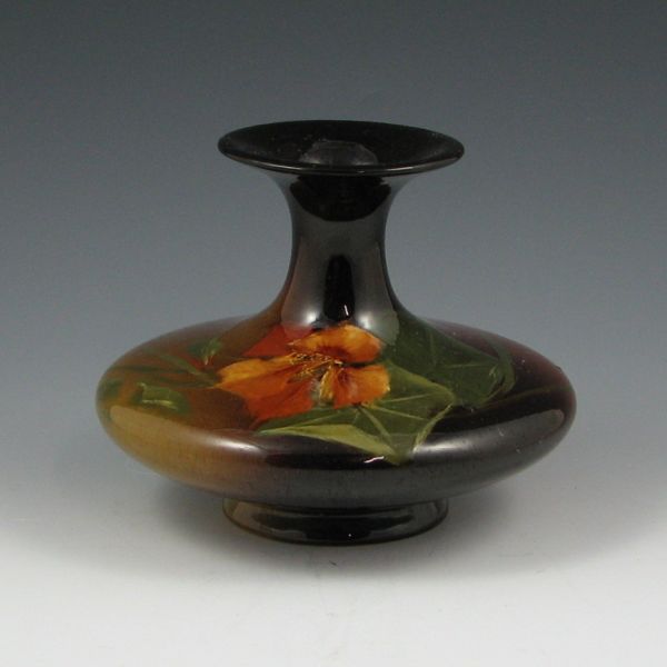 Appraisal: Roseville Rozane floral vase signed what appears to be CS