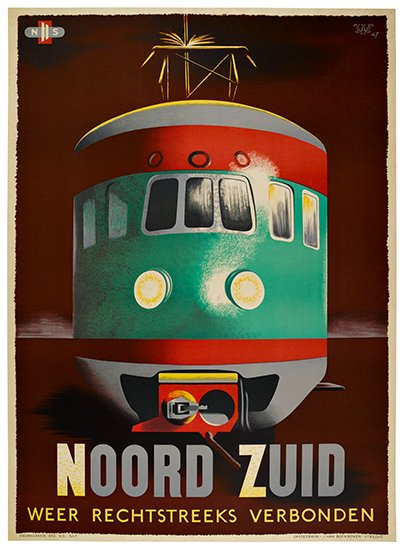 Appraisal: FEDDE WEIDEMA - NOORD ZUID x inches x cm J