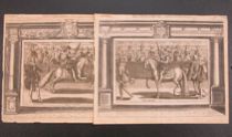 Appraisal: Crispijn Van de Passe II Dutch - Two Plates from