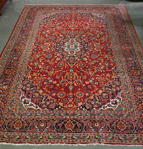 Appraisal: A Tabriz style wool rug cm long cm wide