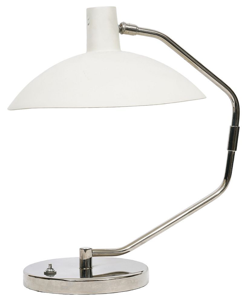 Appraisal: Retro Modern Desk lamp Retro modern desk lamp with chrome