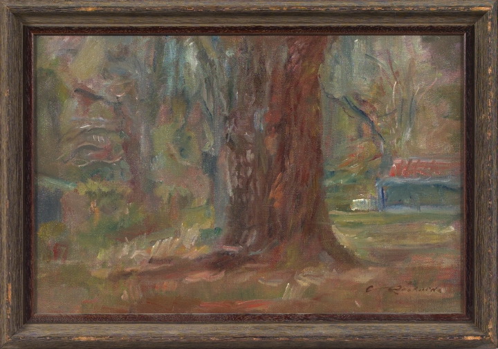 Appraisal: Charles Whitfield Richards American New Orleans - Landscape with Oak