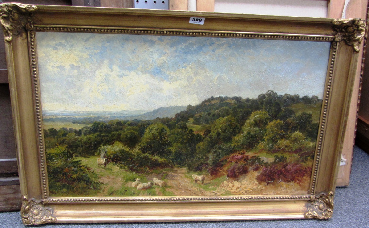 Appraisal: Walter Wallor Caffyn - Near Holmbury Hill Surrey oil on