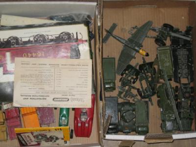 Appraisal: A quantity of Dinky military vehicles Britains and other farm