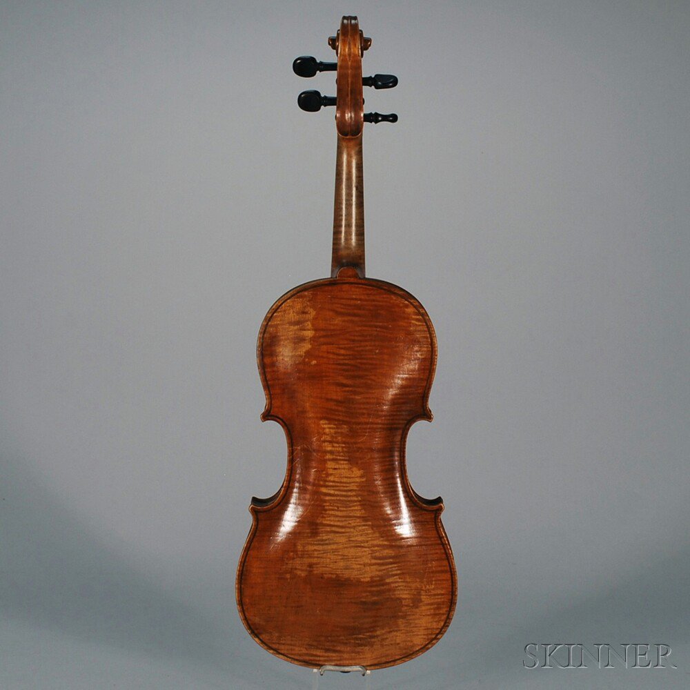 Appraisal: French Violin c labeled CARLO BERGONZI length of back mm