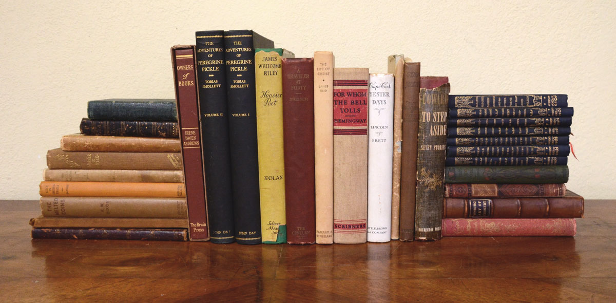 Appraisal: COLLECTION OF VINTAGE ANTIQUARIAN BOOKS An assembled collection of books