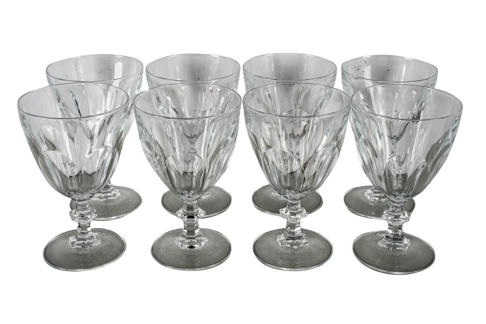 Appraisal: SET OF GLASS GOBLETSunsigned pieces Provenance The Estate of Dr