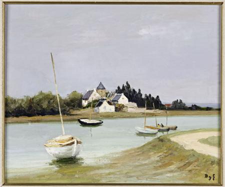 Appraisal: MARCEL DYF FRENCH - BAIE DE CORN ER PONT Signed