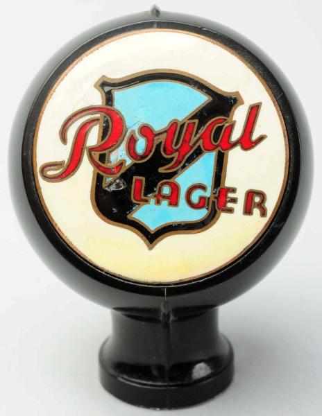 Appraisal: Royal Lager Beer Tap Knob Springfield Discoloration and slight hairline