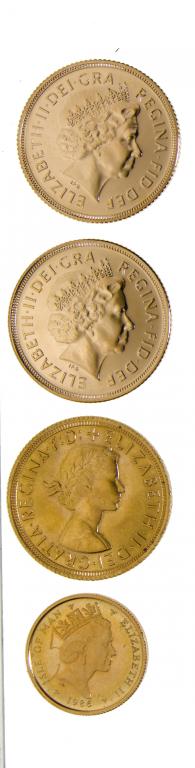 Appraisal: ELIZABETH II SOVEREIGN AND AND ISLE OF MAN ONE TENTH