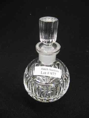 Appraisal: Waterford Cut Crystal Perfume Bottle '' signed excellent