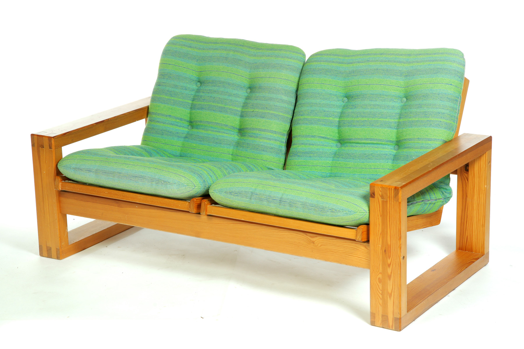 Appraisal: LOVESEAT BY AAGE CHRISTIANSEN FOR ERHARDSEN ANDERSEN Scandinavia mid th