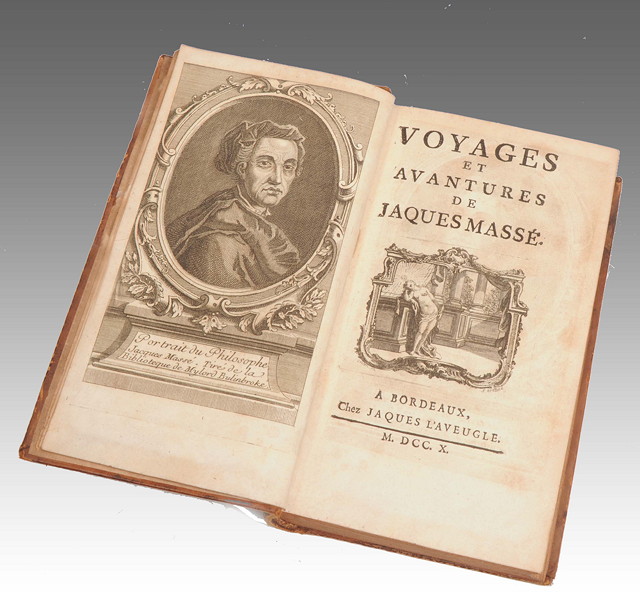 Appraisal: TYSSOT DE PATOT Simon Voyages et Avantures de Jaques Masse