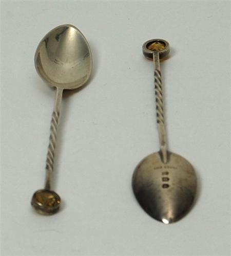 Appraisal: Ballater - a pair of Scottish provincial silver teaspoons William