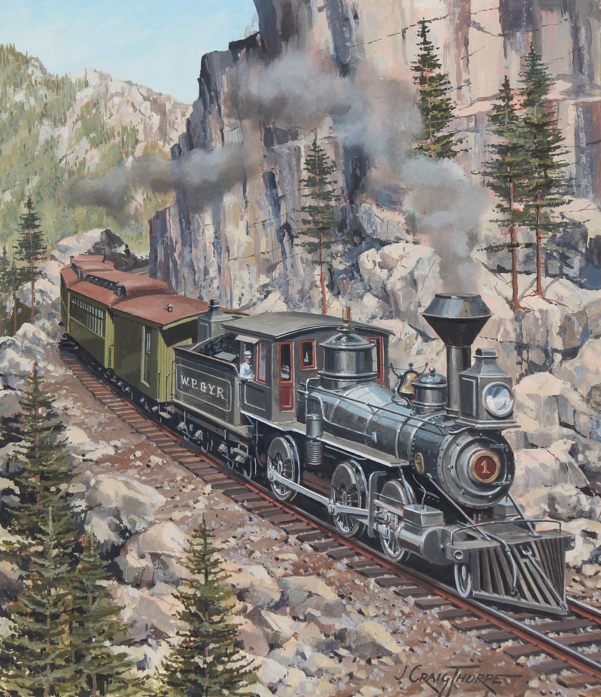 Appraisal: J Craig Thorpe B Alaska Locomotive J Craig Thorpe American