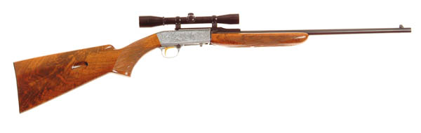 Appraisal: SCARCE BELGIAN MADE BROWNING GRADE- SEMI-AUTO RIFLE Cal LR SN