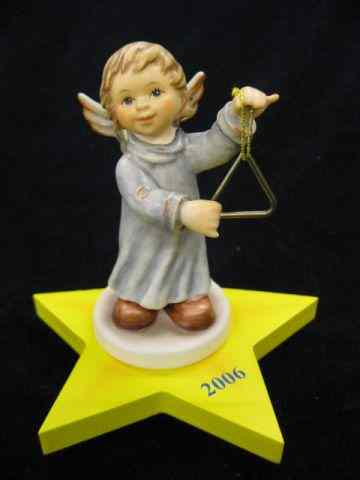 Appraisal: Hummel Figurine ''Angel with Triangle'' K Goebel bee mark -