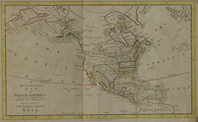 Appraisal: COOKE C A New Accurate Map of North America Including