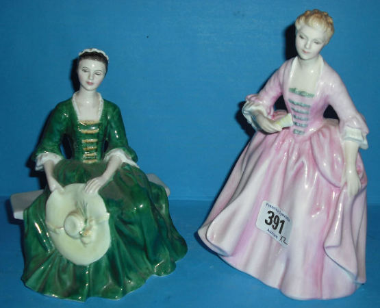 Appraisal: Royal Doulton Figures A Lady From Williamsburg HN and A